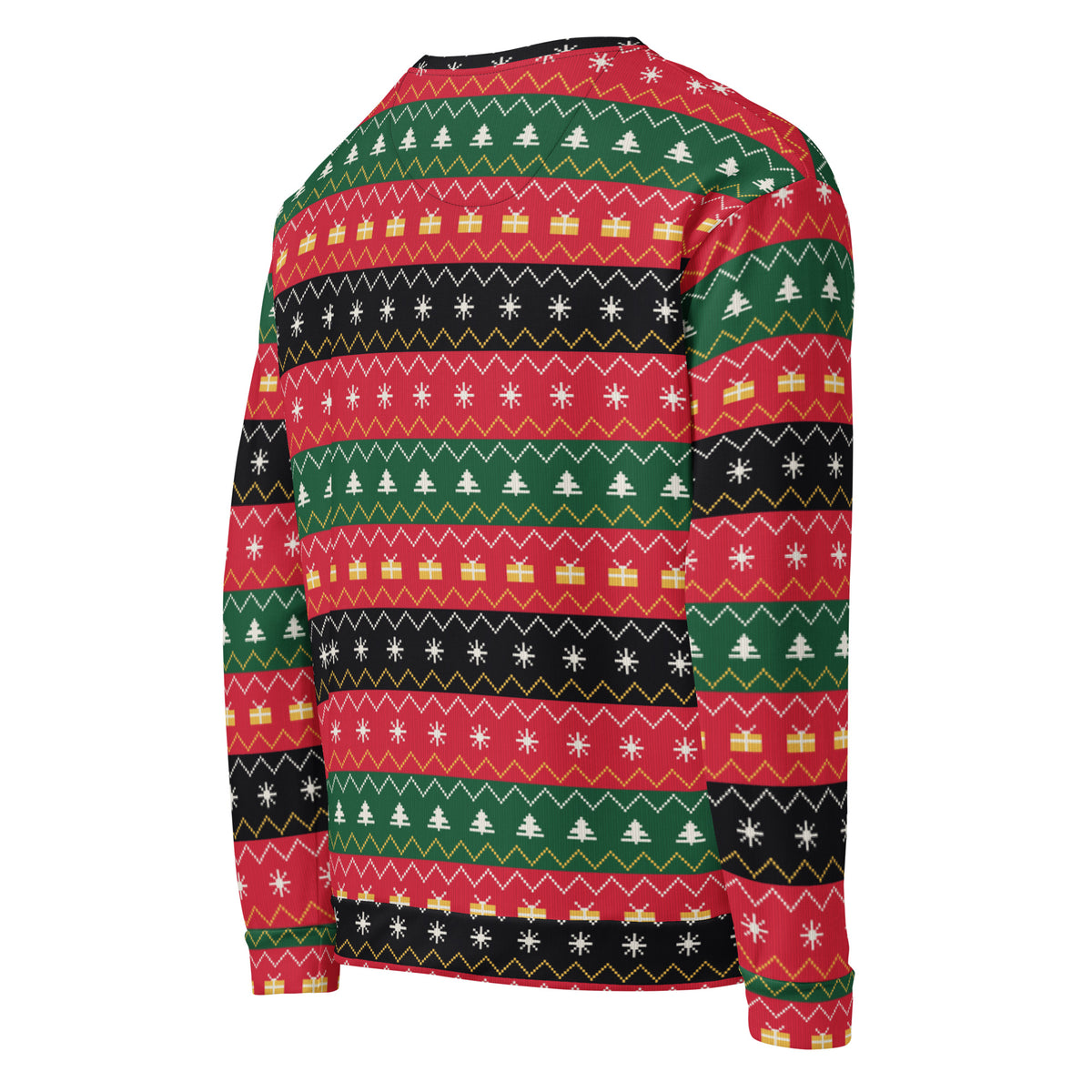 Ugly Sweater Pixelstrick, Ansicht schräg von rechts hinten