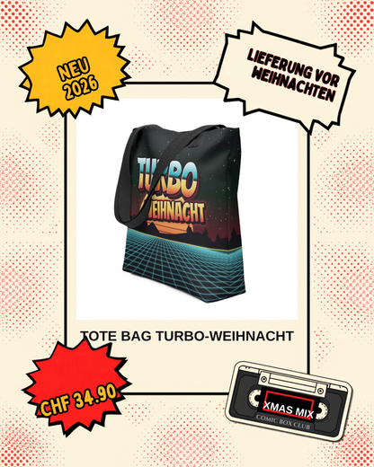 Comic-Produktbild: Tote Bag Turbo-Weihnacht, CHF 34.90
