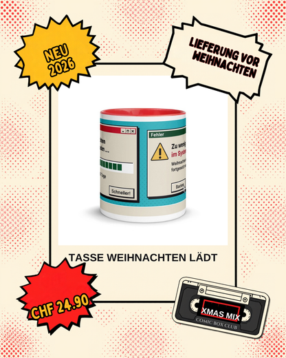 Comic-Produktbild: Tasse Weihnachten lädt, CHF 24.90
