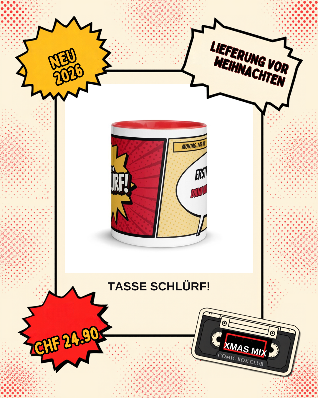 Comic-Produktbild: Tasse Schlürf!, CHF 24.90