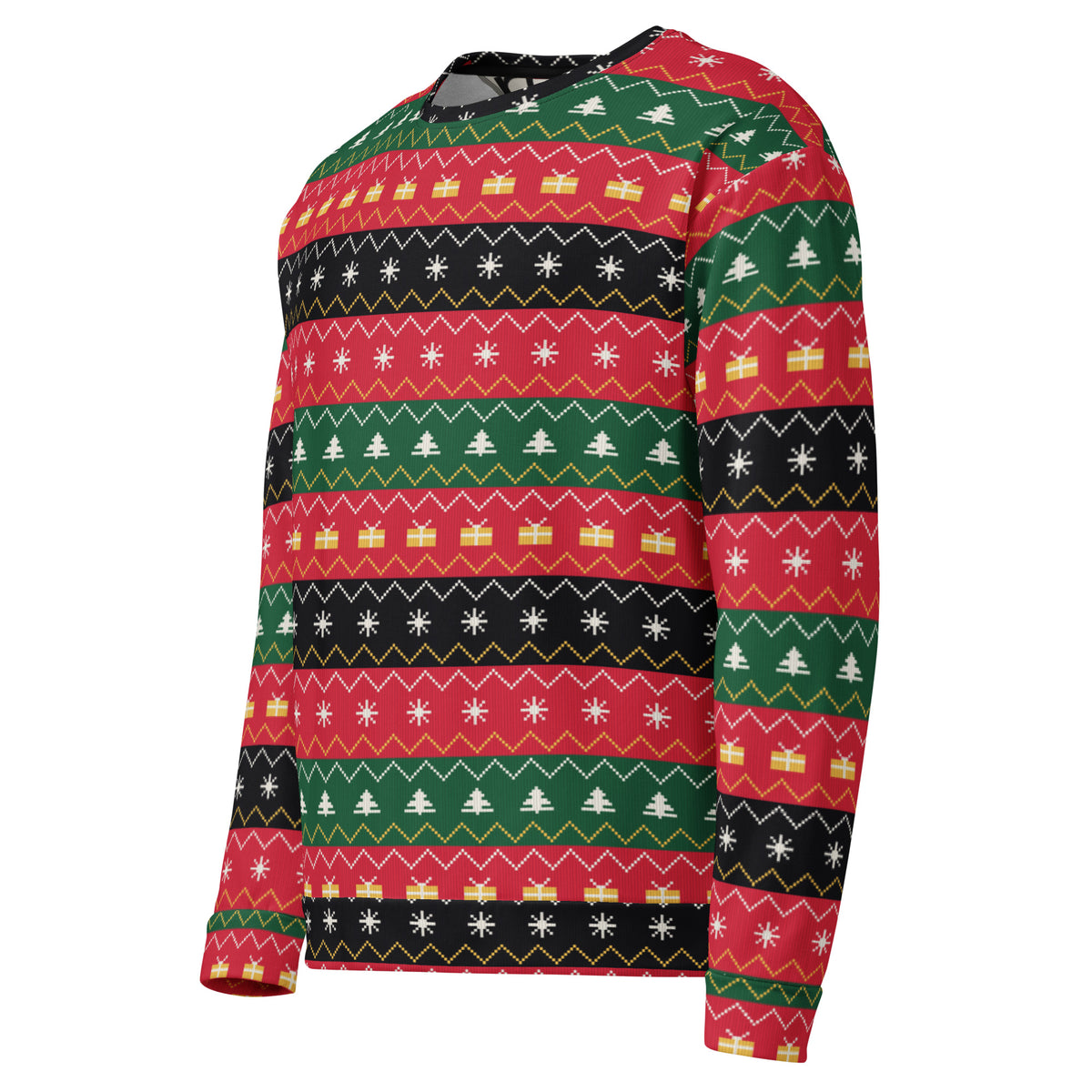 Ugly Sweater Pixelstrick, Ansicht schräg von links vorne
