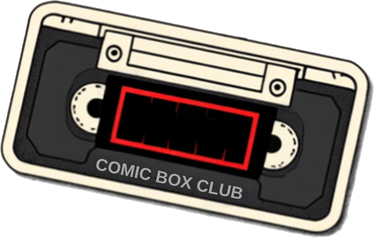 Comic Box Club Wortmarke: Kassette mit Schriftzug