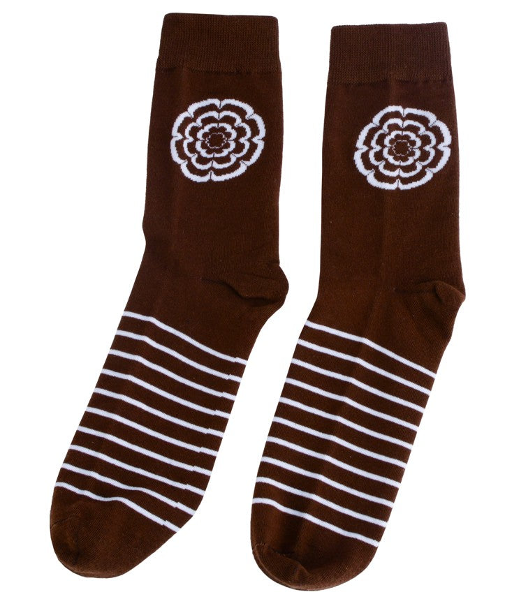 Socken in einer Geschenkverpackung im Kaffee-Look (Produktfoto 3)