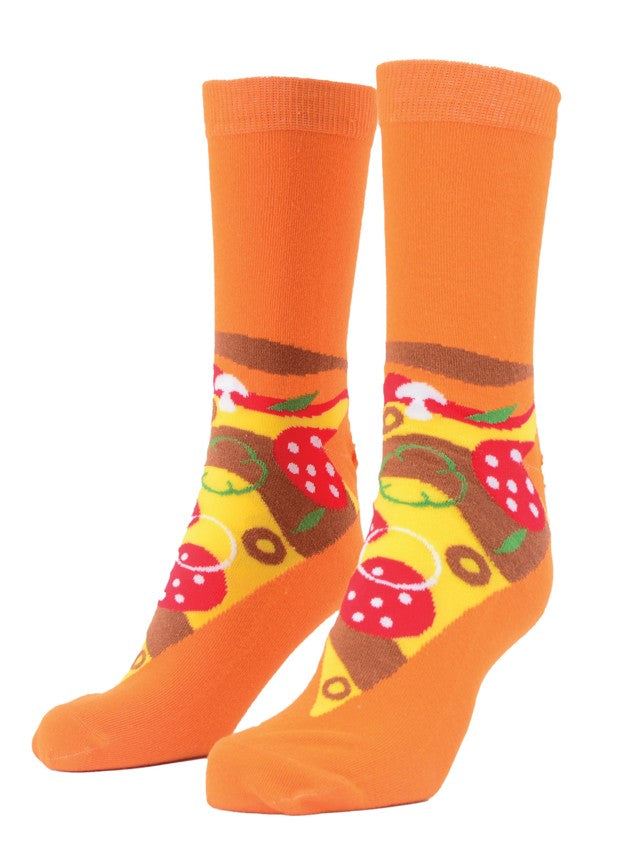 Socken in einer Geschenkverpackung im Pizza-Look (Produktfoto 3)